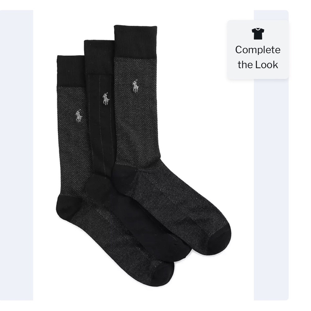 8 PAIRS RALPH LAUREN MENS DRESS SOCKS XL FITS 12-16 NEW $80